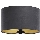 Abajur universal STANDART E27 diâmetro 45 cm cinzento/dourado