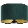 Abajur universal STANDART E27 diâmetro 45 cm verde/dourado