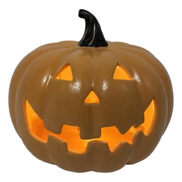 Abóbora de cerâmica LED HALLOWEEN LED/3xLR44/branco quente