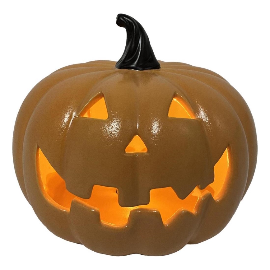 Abóbora de cerâmica LED HALLOWEEN LED/3xLR44/branco quente