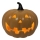 Abóbora de cerâmica LED HALLOWEEN LED/3xLR44/branco quente