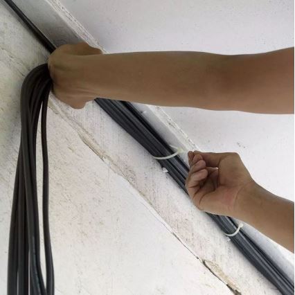 Abraçadeira de plástico 2,5x100mm 100pcs branca