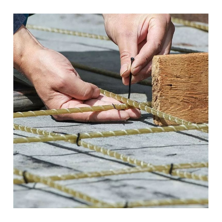 Abraçadeira de plástico 2,5x150mm 100pcs preta