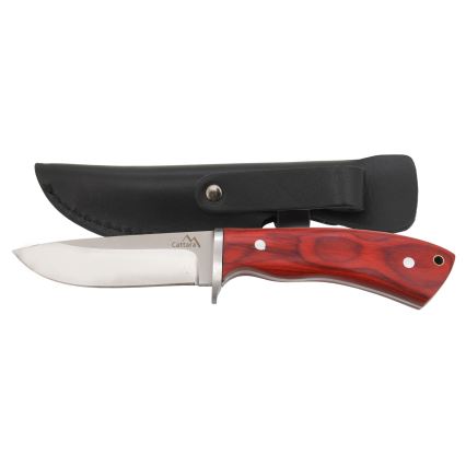 Adaga com bainha de couro 21 cm