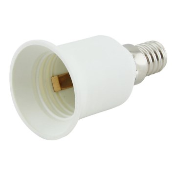 Adaptador de E14 para soquete E27