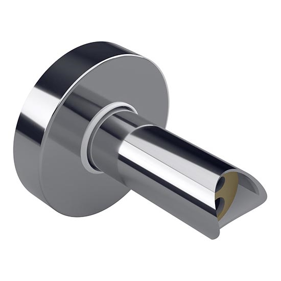 Adaptador de ligação 6,4x6,4 cm prateado
