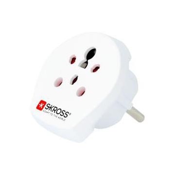 Adaptador de viagem para Índia, Israel e Dinamarca