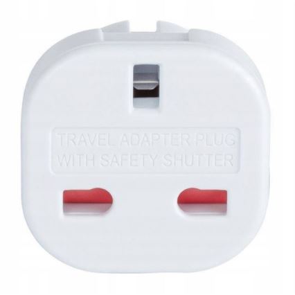 Adaptador de viagem para tomada da UE e Reino Unido