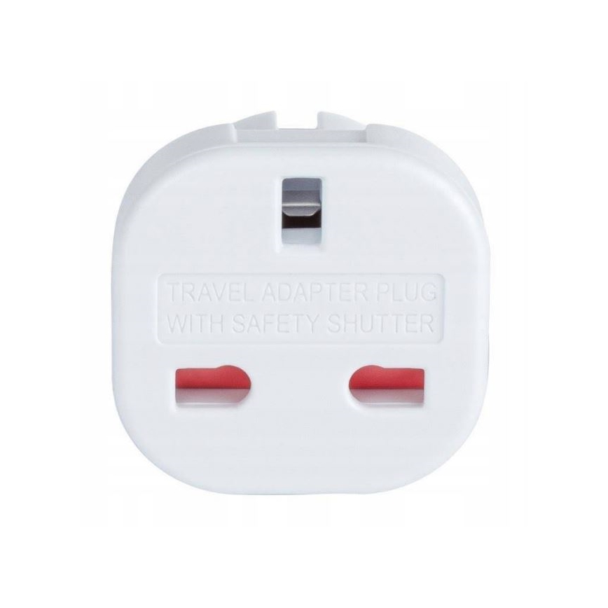Adaptador de viagem para tomada da UE e Reino Unido