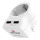 Adaptador de viagem para UK 230V + 2x porta USB