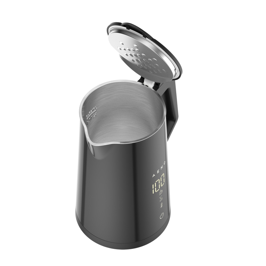 AENO - Chaleira inteligente com ecrã LED 1,7 l 2200W/230V preto