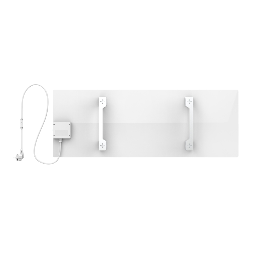 AENO - Painel elétrico de infravermelhos inteligente 700W temporizador/termóstato IP44 Wi-fi branco