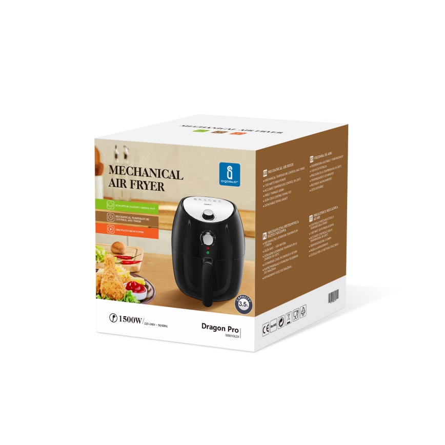 Aigostar - Air Fryer 1500W/230V 3,5l preto