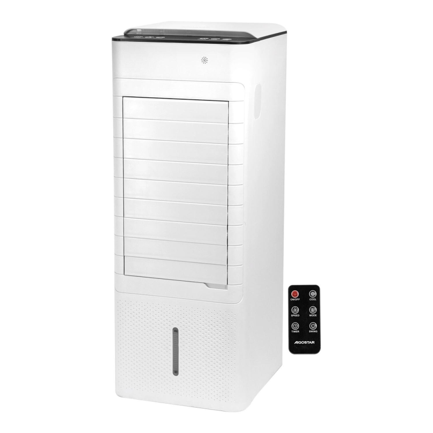 Aigostar - Arrefecedor de ar 80W/230V branco + comando