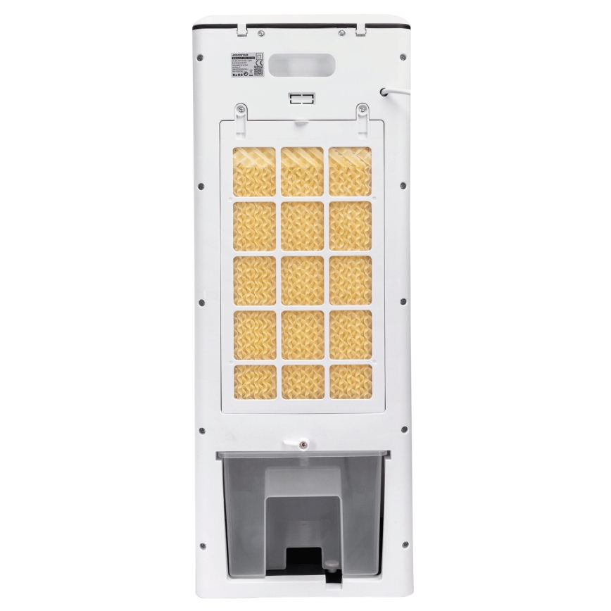Aigostar - Arrefecedor de ar 80W/230V branco + comando