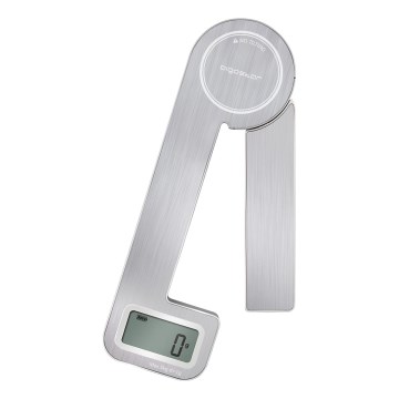 Aigostar - Balança de cozinha dobrável 5kg cromado mate