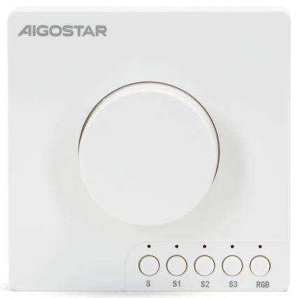 Aigostar - Botão de pressão regulador de intensidade MESH