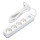 Aigostar - Cabo de extensão com interruptor 4Z Tipo F 1,5m branco