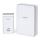 Aigostar - Campainha sem fios 3xAA IP44 branca/prateada