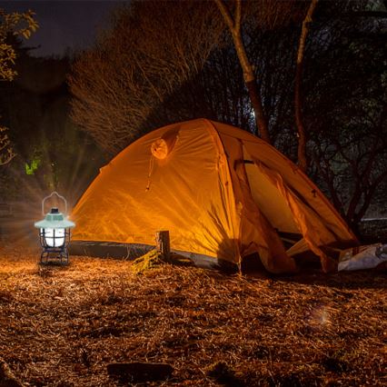 Aigostar - Candeeiro de campismo LED portátil recarregável e regulável LED/3W/3,7V
