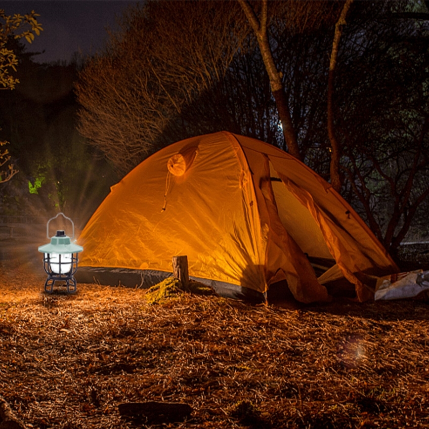 Aigostar - Candeeiro de campismo LED portátil recarregável e regulável LED/3W/3,7V