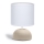 Aigostar - Candeeiro de mesa 1xE14/40W/230V castanho/branco