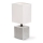 Aigostar - Candeeiro de mesa 1xE14/40W/230V cinzento/branco