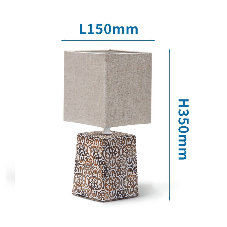 Aigostar - Candeeiro de mesa 1xE14/40W/230V