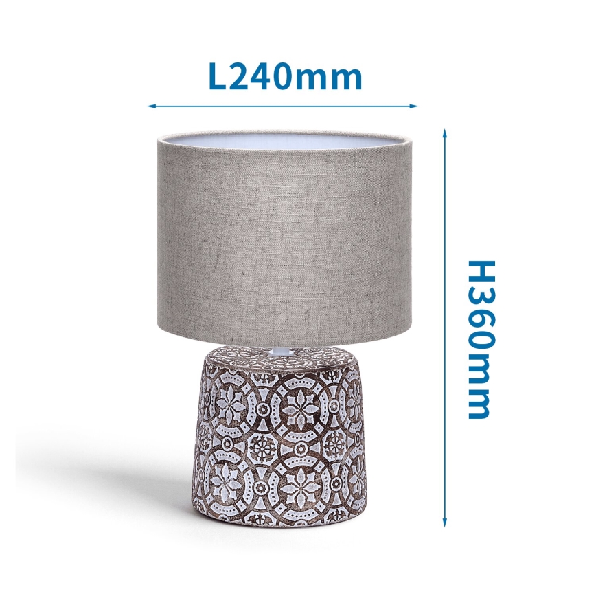 Aigostar - Candeeiro de mesa 1xE14/40W/230V