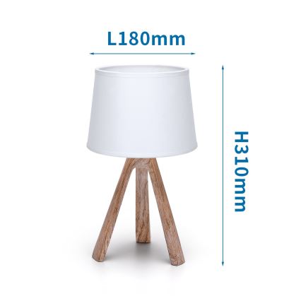Aigostar - Candeeiro de mesa 1xE14/40W/230V