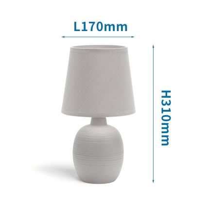 Aigostar - Candeeiro de mesa 1xE14/40W/230V