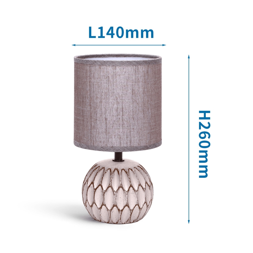 Aigostar - Candeeiro de mesa 1xE14/40W/230V roxo
