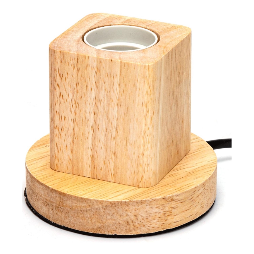 Aigostar - Candeeiro de mesa 1xE27/60W/230V bege