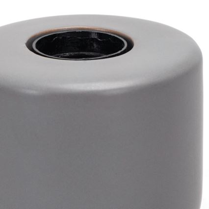 Aigostar - Candeeiro de mesa 1xE27/60W/230V cinzento