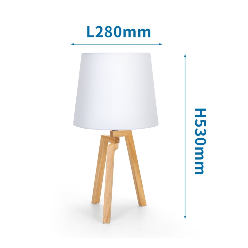 Aigostar - Candeeiro de mesa 1xE27/60W/230V