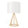 Aigostar - Candeeiro de mesa 1xE27/60W/230V pinho