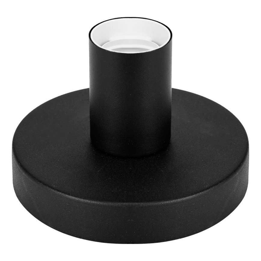 Aigostar - Candeeiro de mesa 1xE27/60W/230V preto