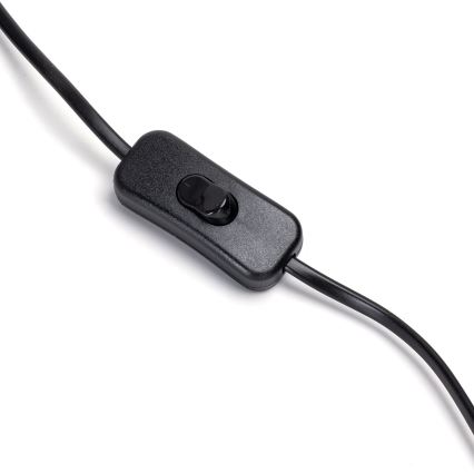 Aigostar - Candeeiro de mesa 1xE27/60W/230V preto