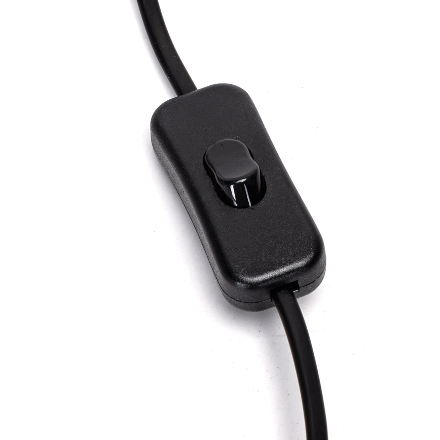Aigostar - Candeeiro de mesa 1xE27/60W/230V preto