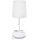 Aigostar - Candeeiro de mesa com tomadas, soquete 1xE27/60W/230V, branco