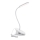 Aigostar - Candeeiro de mesa LED com regulação com clipe LED/2,5W/5V branco