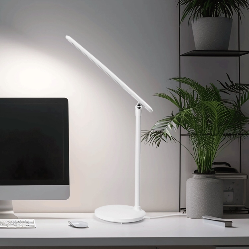 Aigostar - Candeeiro de mesa LED tátil recarregável com regulação LED/3W/5V 1200mAh 3000/4000/6500K