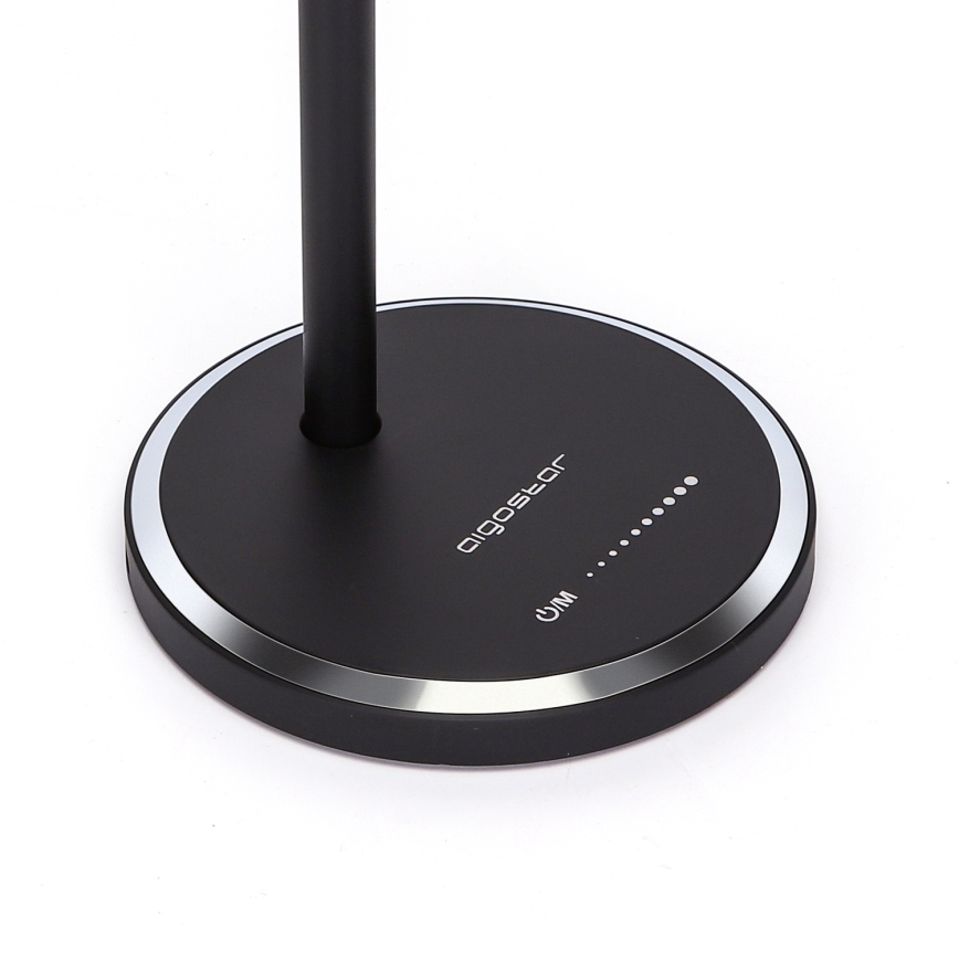 Aigostar - Candeeiro de mesa tátil LED com regulação LED/8W/230V 3000-6000K preto