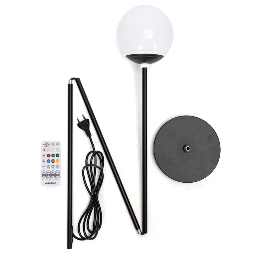 Aigostar - Candeeiro de pé LED RGBW dimerizável MESH LED/8W/230V + controlo remoto