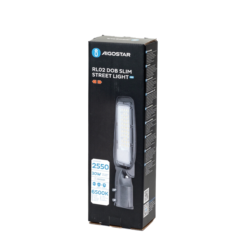 Aigostar - Candeeiro de rua LED LED/30W/230V 6500K IP65