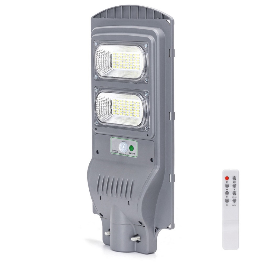 Aigostar - Candeeiro de rua solar LED com sensor LED/100W/3,2V 10000mAh IP65 6500K + comando
