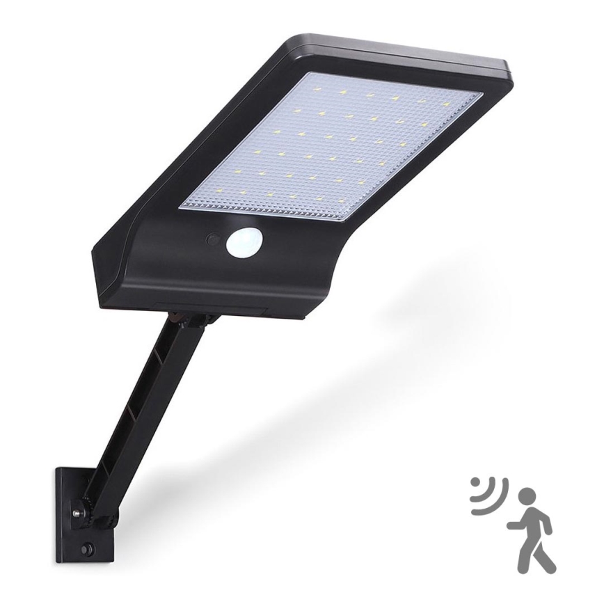 Aigostar - Candeeiro de rua solar LED com sensor LED/2,3W/5,5V 1800 mAh IP65
