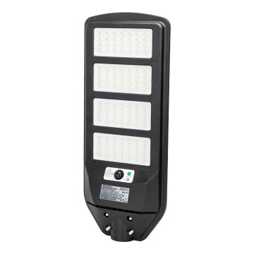 Aigostar - Candeeiro de rua solar LED com sensor LED/200W/3,2V 12000mAh IP65 6500K + comando
