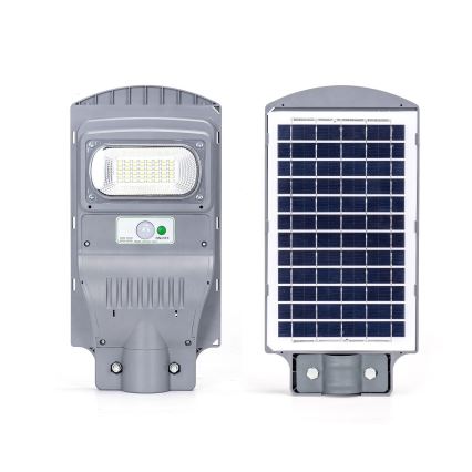 Aigostar - Candeeiro de rua solar LED com sensor LED/50W/3,2V 5000mAh IP65 6500K + comando