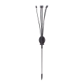 Aigostar - Candeeiro decorativo solar LED LED/0,04W/1,2V 68,5cm 300 mAh 2700K IP44
